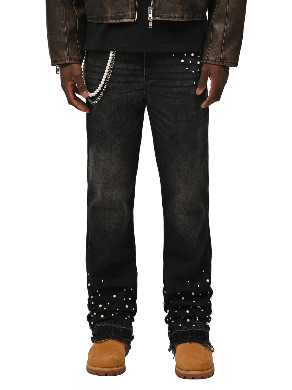 PEARL DENIM - BLACK