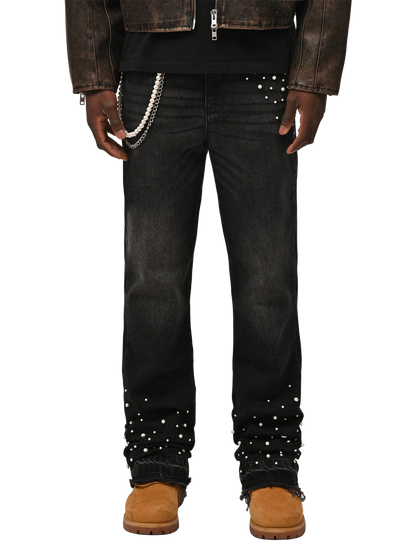 PEARL DENIM - BLACK