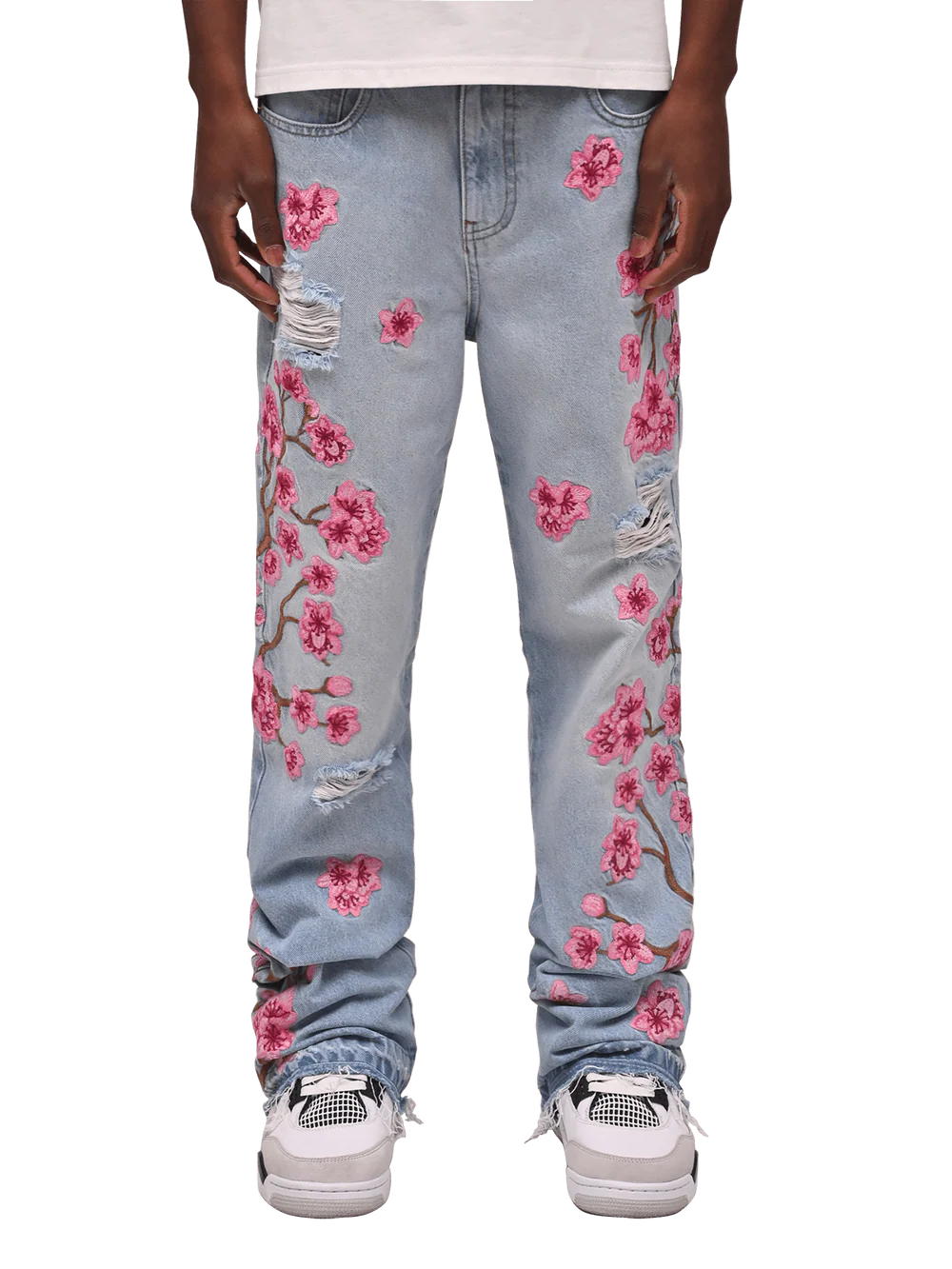 SAKURA FLARE DENIM - BLUE