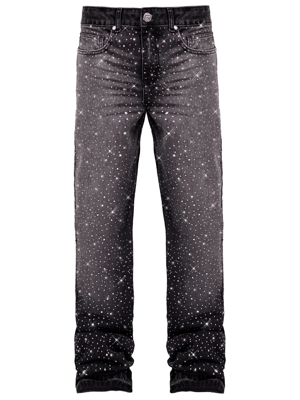 Crystal Flare Denim - Black
