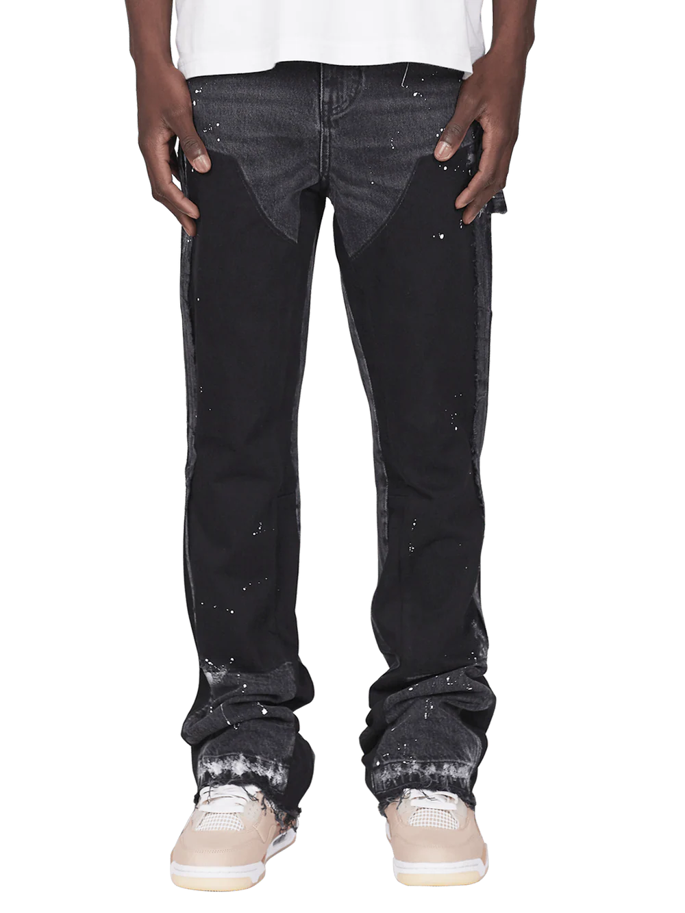 FLARE DENIM - BLACK