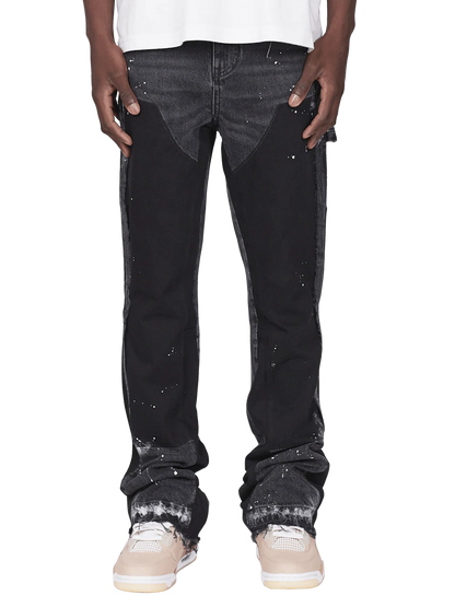 FLARE DENIM - BLACK