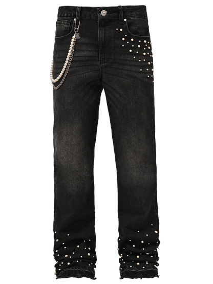 PEARL DENIM - BLACK