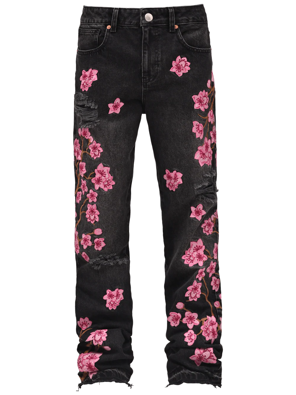 SAKURA FLARE DENIM - BLACK